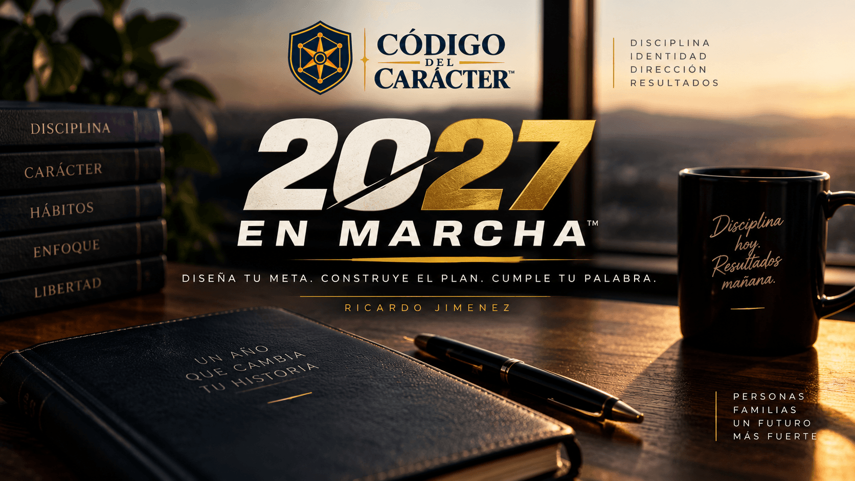 2027 EN MARCHA, experiencia en vivo con Ricardo Jimenez para diseñar metas y construir un plan de ejecución para 2027