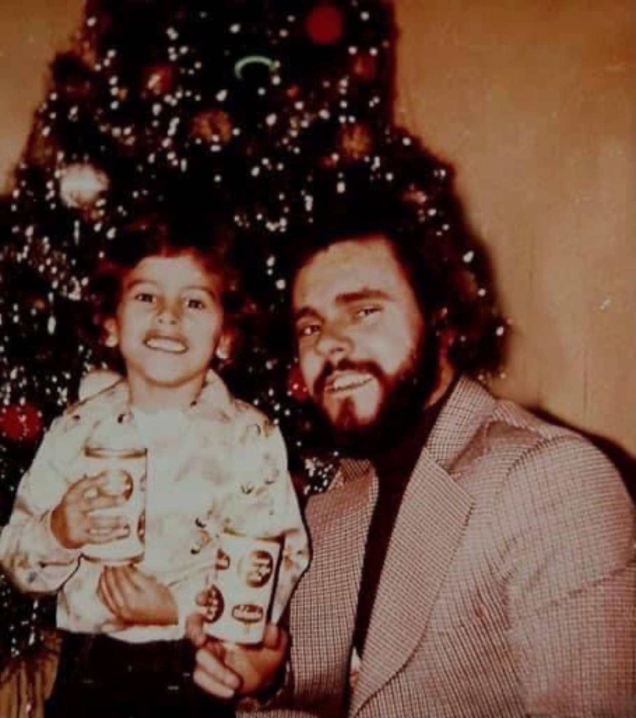 Ricardo Jiménez junto a su papá