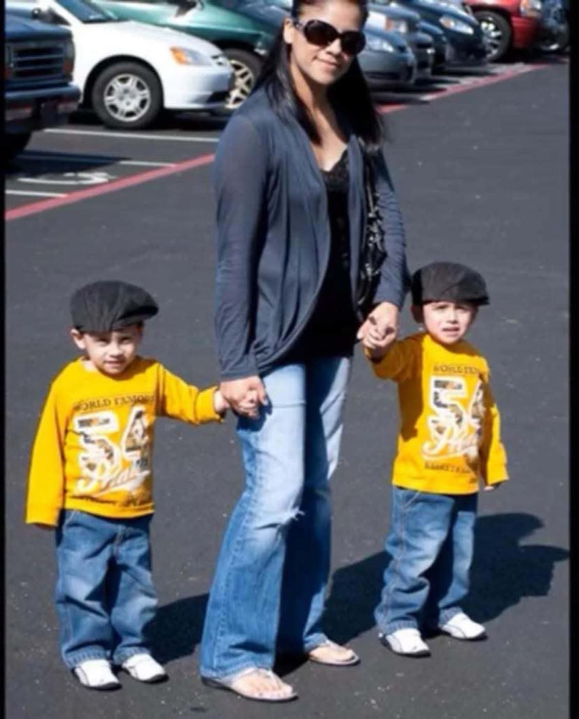 Sofía junto a Ricky y Christian
